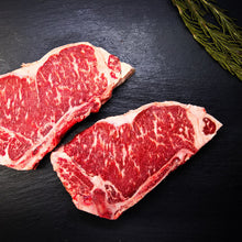 Load image into Gallery viewer, Halal Grass Fed New York Strip Steaks