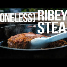 Load and play video in Gallery viewer, Halal Grassfed Beef Ribeye Steak