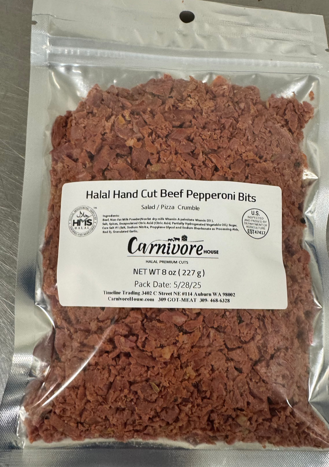 Halal Handcut Beef Pepperoni