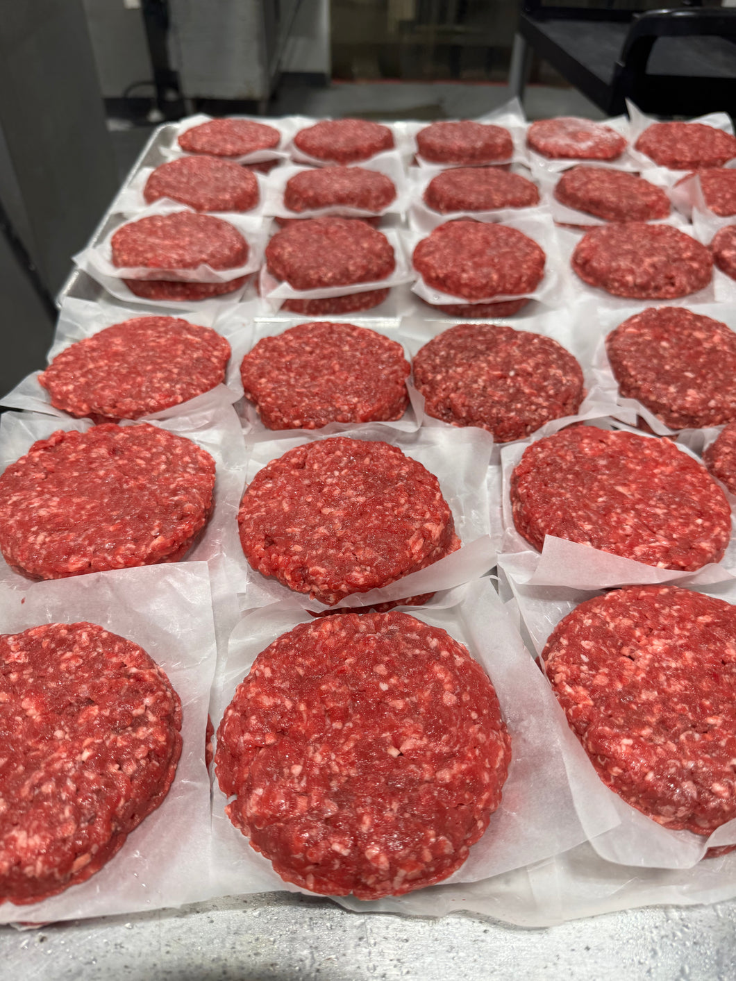 Halal Beef Burgers, Handmade