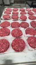 Load and play video in Gallery viewer, Halal Beef Burgers, Handmade
