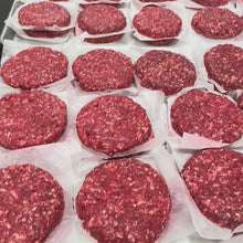 Load and play video in Gallery viewer, Halal Beef Burgers, Handmade
