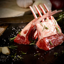 Load image into Gallery viewer, Halal Lamb Rack 2 Pack ( ~3.5-4lbs )
