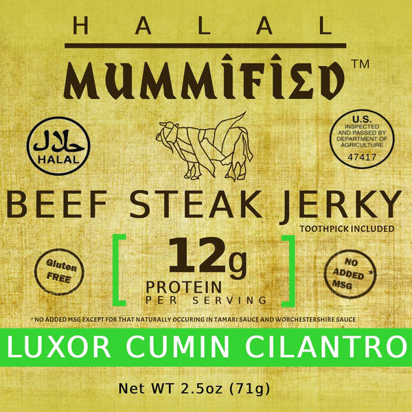 Beef Steak Jerky - Luxor Cumin Cilantro 2.5 oz